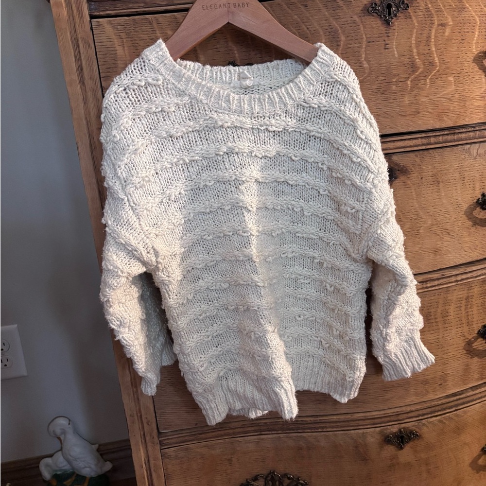Grown Shop Australian Clothing Brand Textured Knit Cotton Sweater in 4 Years